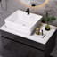 Petit meuble-lavabo flottant avec lavabo