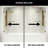 Orion 34" W x 58" H Hinged Frameless Tub Door with with 5/16" Clear Glass-99084373