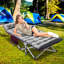 Pliant pour camper, lit robuste avec sac de transport, lit de camp portatif double couche Oxford-68967979