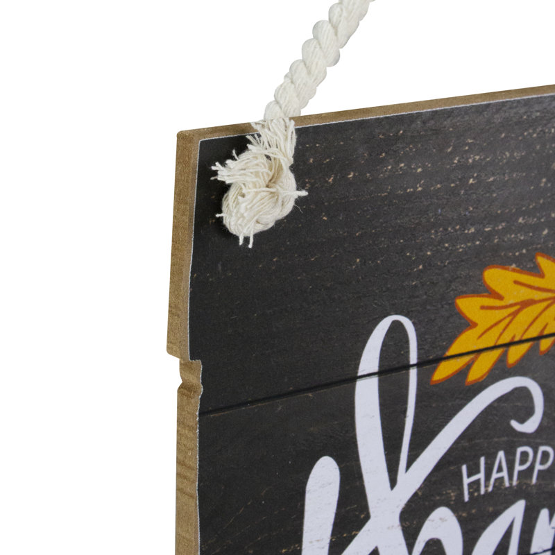 Plaque murale 15 "Happy Thanksgiving" en bois