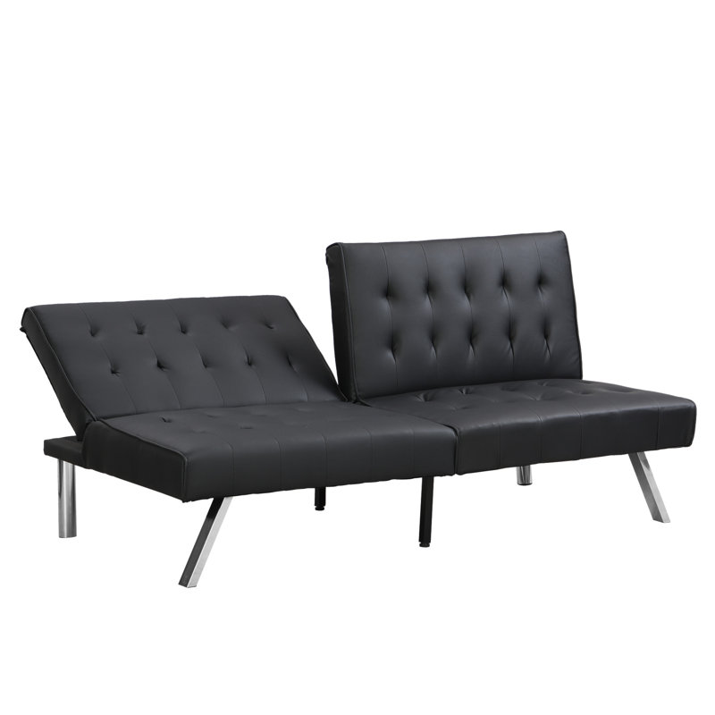WOOD FRAME, STAINLESS LEG, FUTON