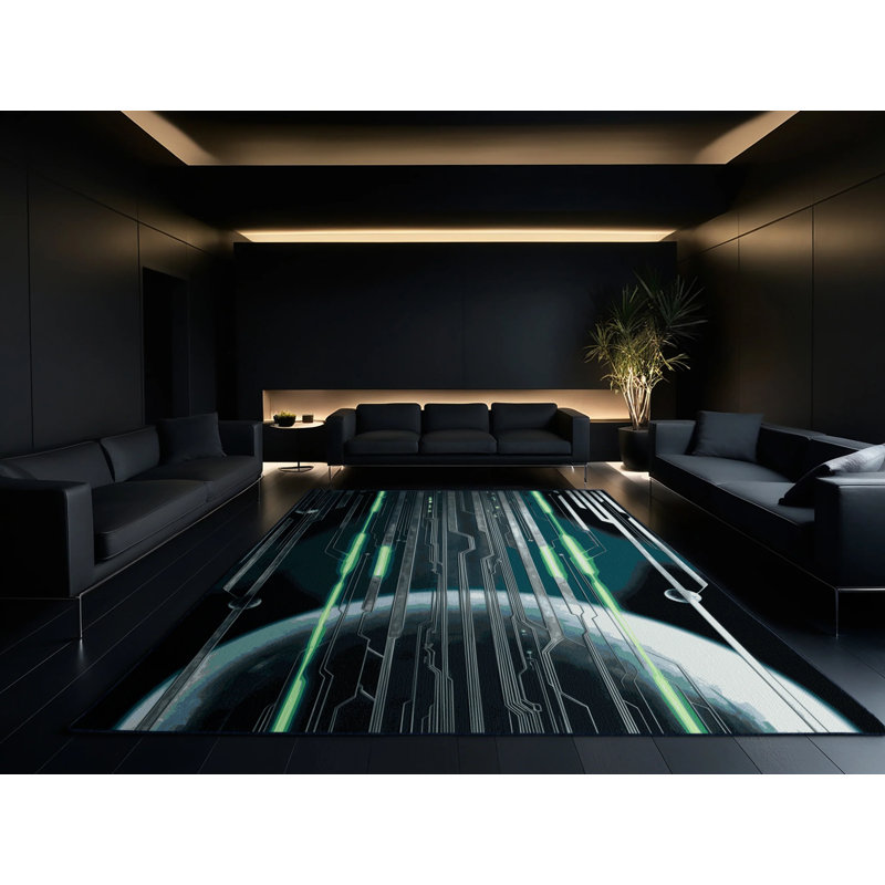 Quantum Cascade Rug, Rectangle 8' x 10'