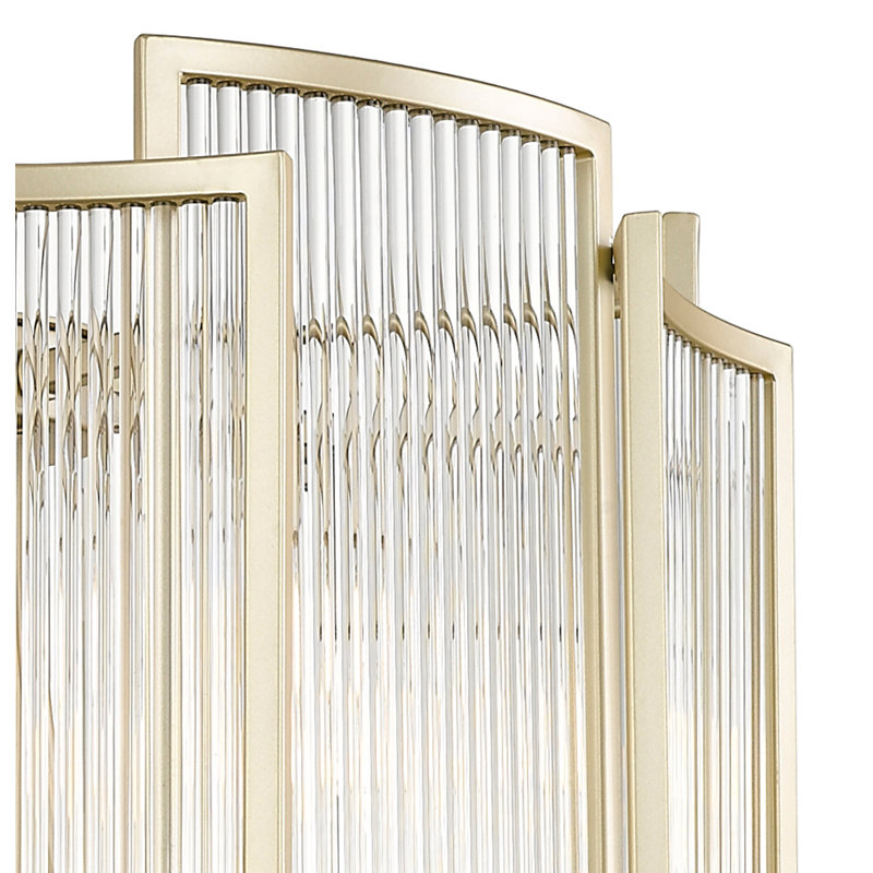 Mulliken 8 - Light Geometric Pendant, Matt Gold