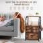 30cm W Metal Bedside Table