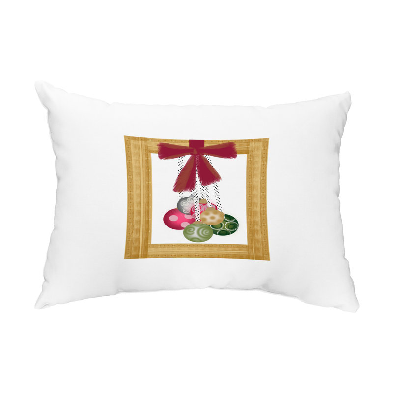 Housse de coussin rectangulaire pour l’extérieur cadre Ali, Jaune