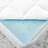 4" Hybrid Memory Foam And Fiber Mattress Topper-108743950