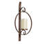 Applique murale en verre 21,75 po Doria-50918420