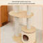 Structure d'escalade en bois massif 25,98 "couleur naturelle