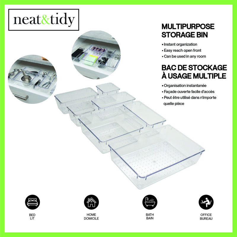 Rebrilliant Nyeisha Plastic Decorative Bin