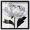 «Gray Scale Flower I Shadowbox Print Elegant Floral Decor» par Art Remedy