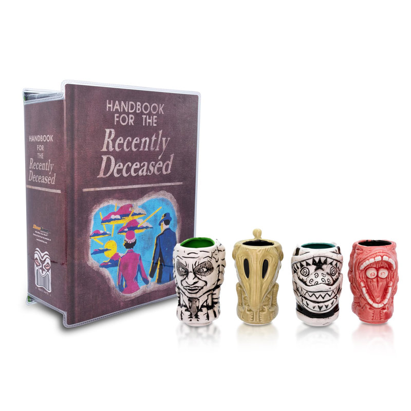 Geeki Tikis Beetlejuice Muglets, paquet de 4 | Beetlejuice, ver de sable, Adam, Barbara
