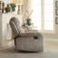 Fauteuil inclinable en microfibre polie-402967505