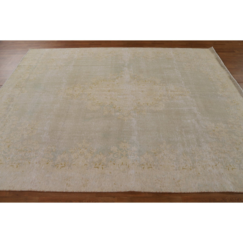 Tapis antique antique patiné 7 x 9