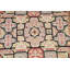 Tapis multicolore en laine noué à la main 6 pi 1 po x 9 pi 3 po One-of-a-Kind