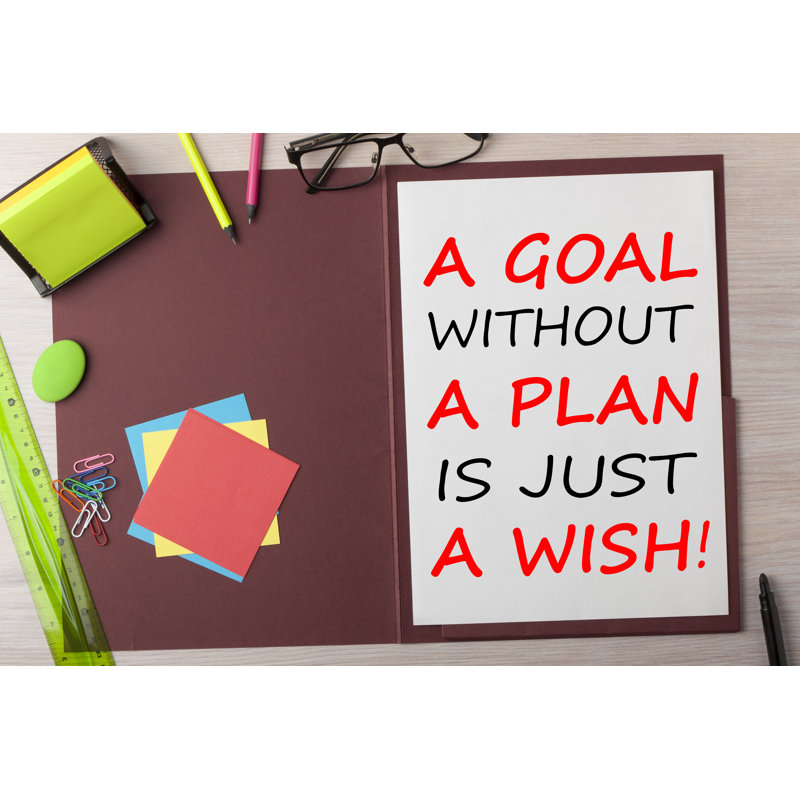 Goal Concept - Wrapped Canvas Print, 30cm H x 46cm W x 3.8cm D