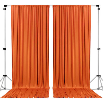 Panneaux de rideaux en toile de polyester avec passe-tringle