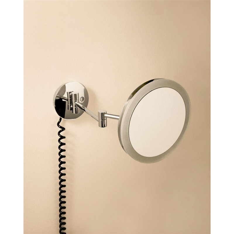 Dearran Concave Mirror, Light Gray