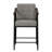 26-inch Medieval Style Bar Stool, Wooden Armrests, Sturdy Thickened Metal Frame, Classic High Stool-1423522307-1423522308