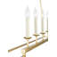 Darlana Large Linear Lantern in Gild