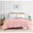 Vilano Springs ® Oversized Down Alternative Comforter with piped Edging and corner loops, Easy care-420232233-420232249