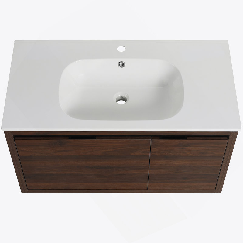Meuble-lavabo 36 po avec lavabo en gel