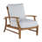 Croquet Teak Patio Chair with Cushions-980890202-890830902-831153939