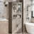 Tall Bathroom Cabinet, Linen Storage Cabinet With Doors And Adjustable Shelves And Drawer-1016558125