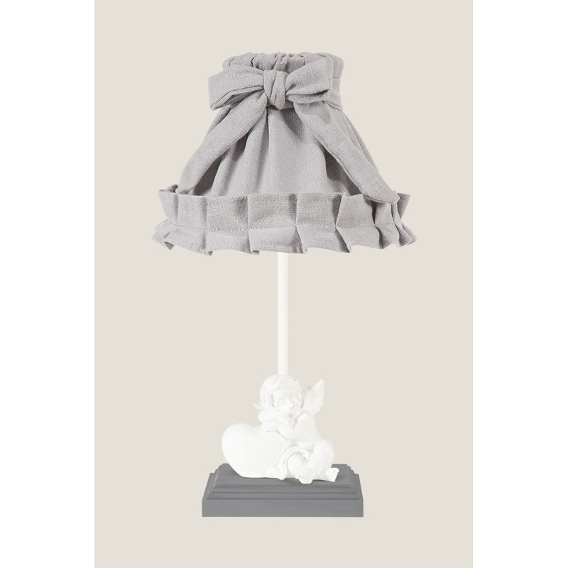 Lampe de table 16,5 po, Gris, Gris