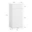 Wood Cabinet Laundry Hamper