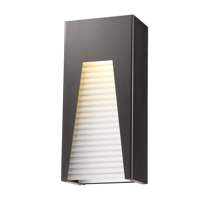Luminaire d'extérieur Robstown, Argent, bronze