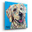 «Furry Dog Friend 1» par Carolee Vitaletti, art mural en verre acrylique-705078451