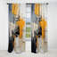 Rideau Wesage - Collages - Rideau abstrait occultant - 1 panneau-578391032