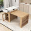 Extendable Kitchen Island Dining Table with Folding Top, Power Outlet, Drawers and Hidden Casters-880425466