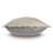 Silvio White/Silver Polyester Piece Sham