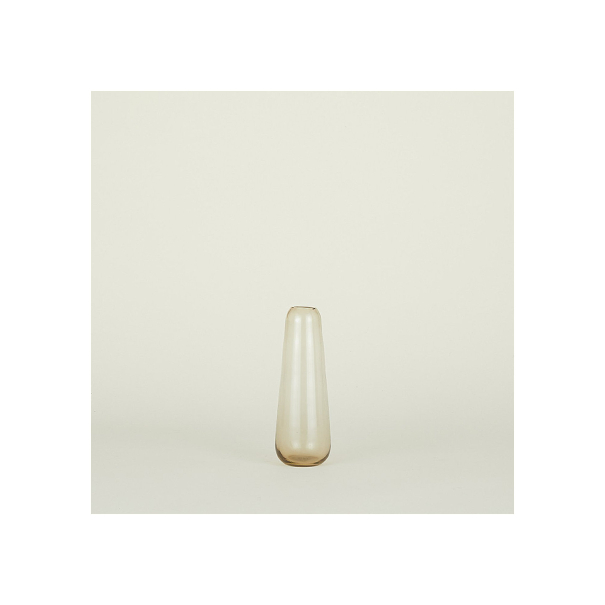 Aurora 9'' Glass Table Vase, Smoke