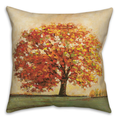  Housse de coussin Painterly Autumn Tree