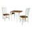 Berowalt Extendable Solid Wood Top Four Leg Base Dining Set-105006374