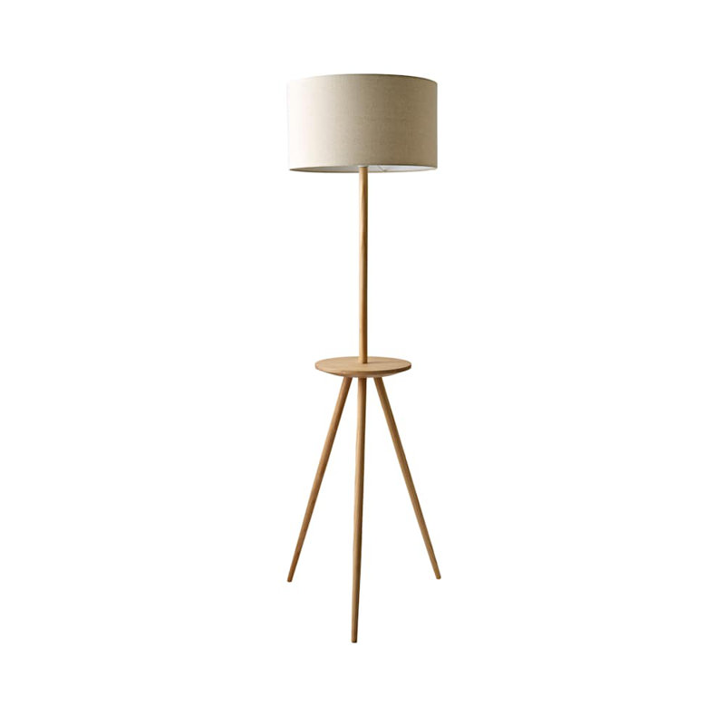 Tolono 150cm Matte Tripod Floor Lamp, Natural