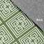 Tapis vert en chenille tissé à la machine-90725771