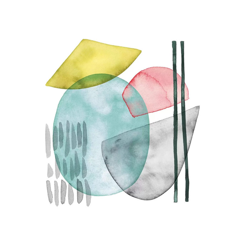 Pastel Formation I by Grace Popp - Wrapped Canvas Print, 30.48 cm H x 30.48 cm W