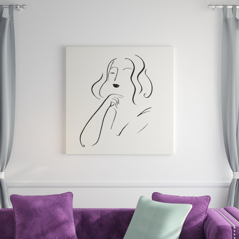 «Simple Study I», reproduction d'art sur toile tendue, H 36 po x l 36 po