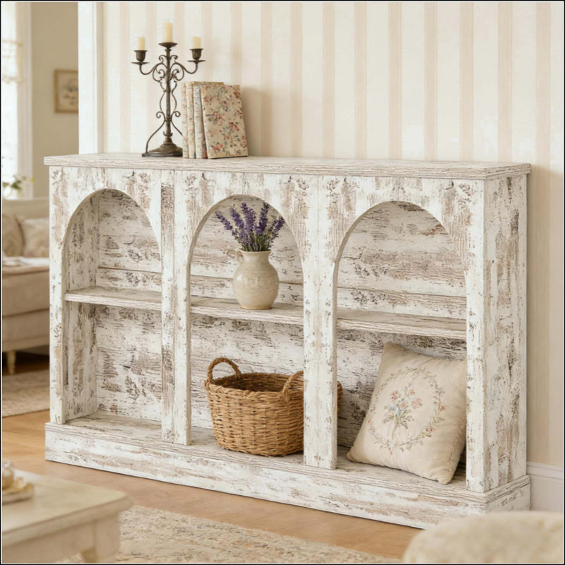 Table de rangement pour vestibule, console moderne, table de hall d'entrée, White