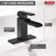 Robinet de salle de bain monotrou Ara-33070664-33070662