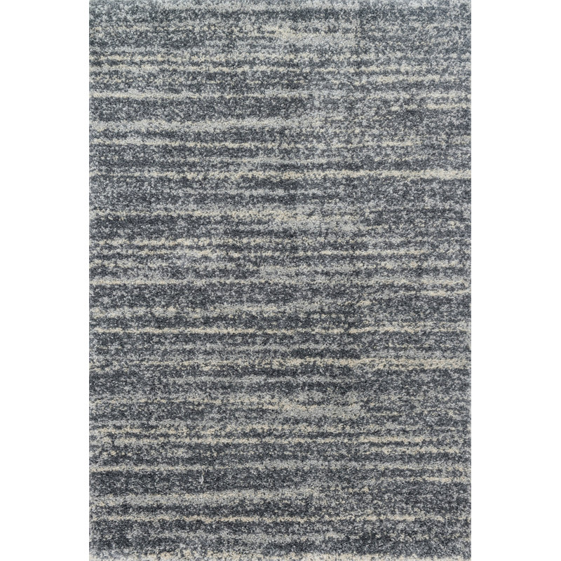 Gimenez Striped Indoor Rug, Rectangle 8'10" x 12'