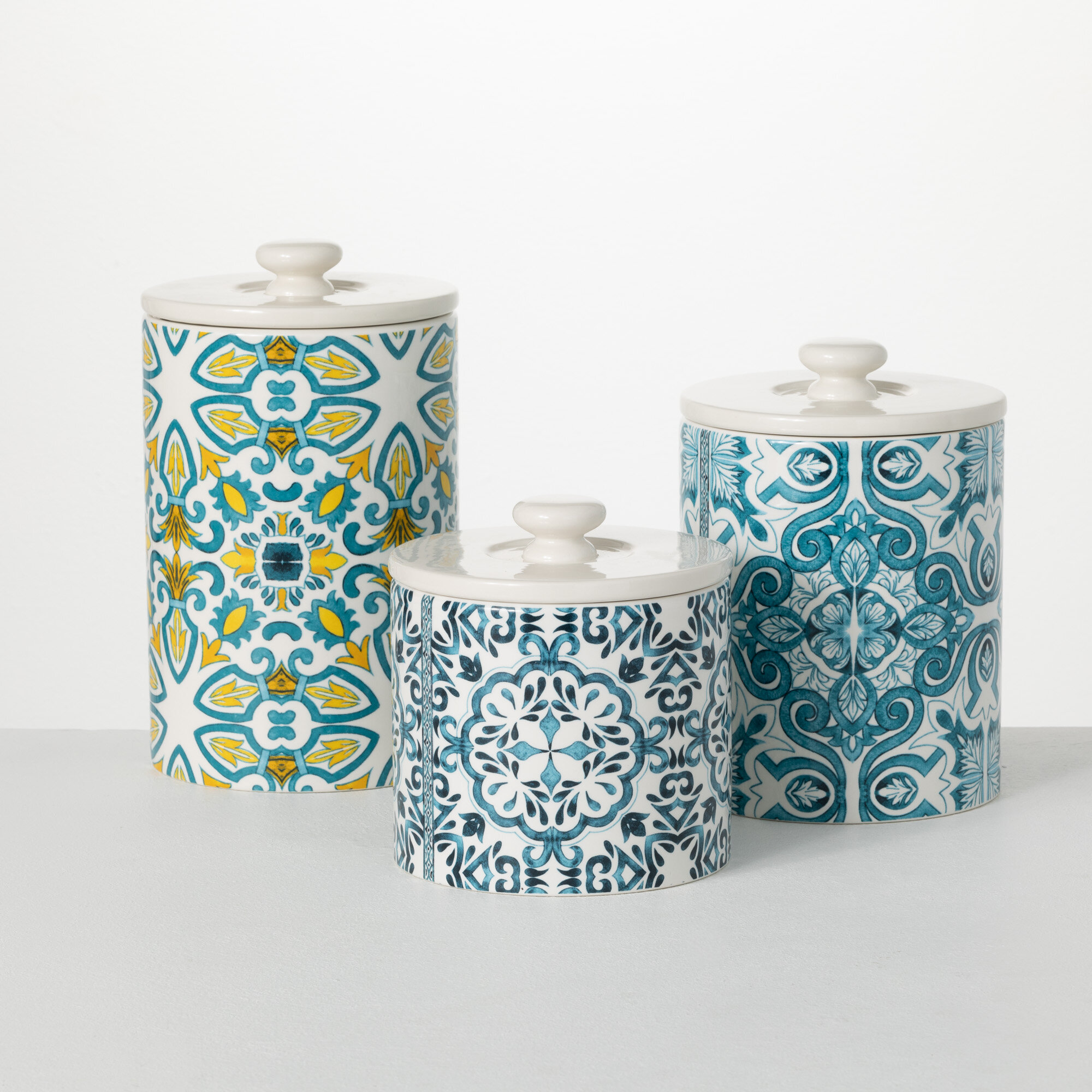 Tupperware Rose Kitchen Canisters