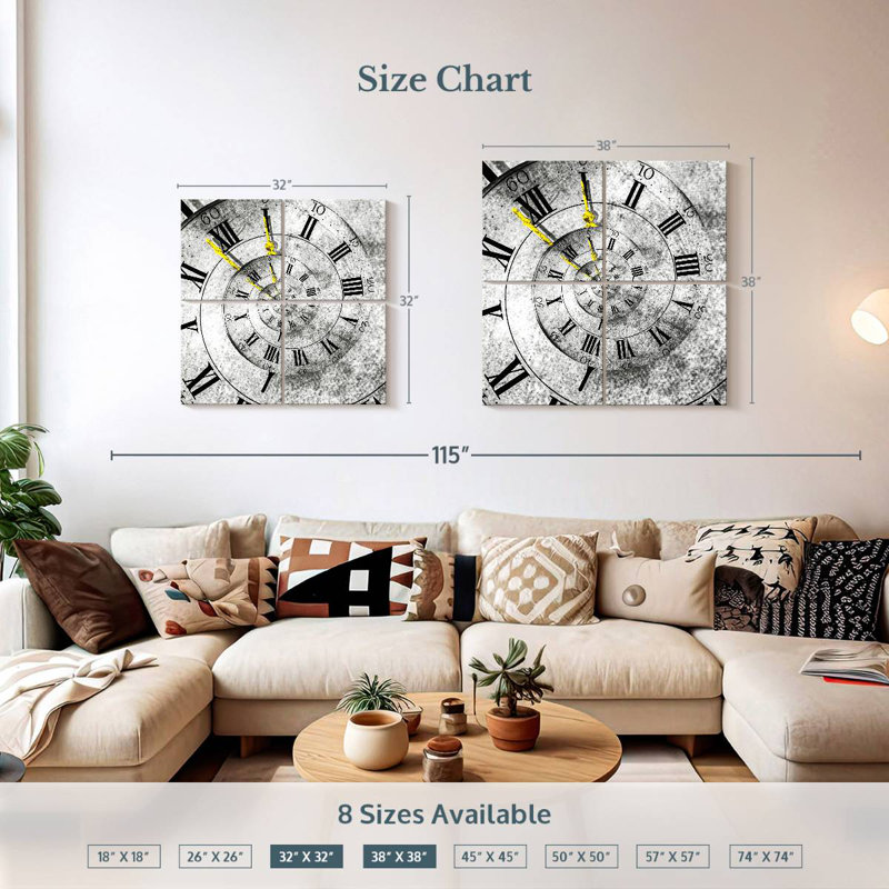 Kerner Clock Pop, 32" H x 32" W