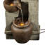 Polystone Solar Fountain with Light