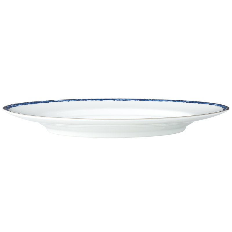Noritake Rill Dinner Plates, 10-1/2", Blue