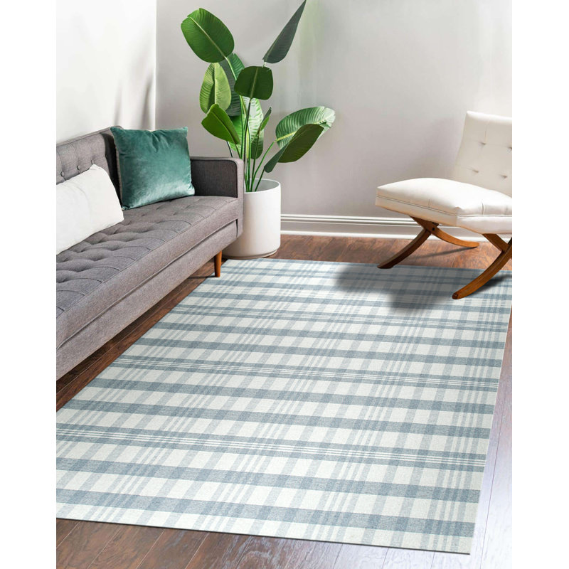 Tapis gris en laine tissé à plat à la main Amatul, Rectangulaire : 12 pi x 15 pi
