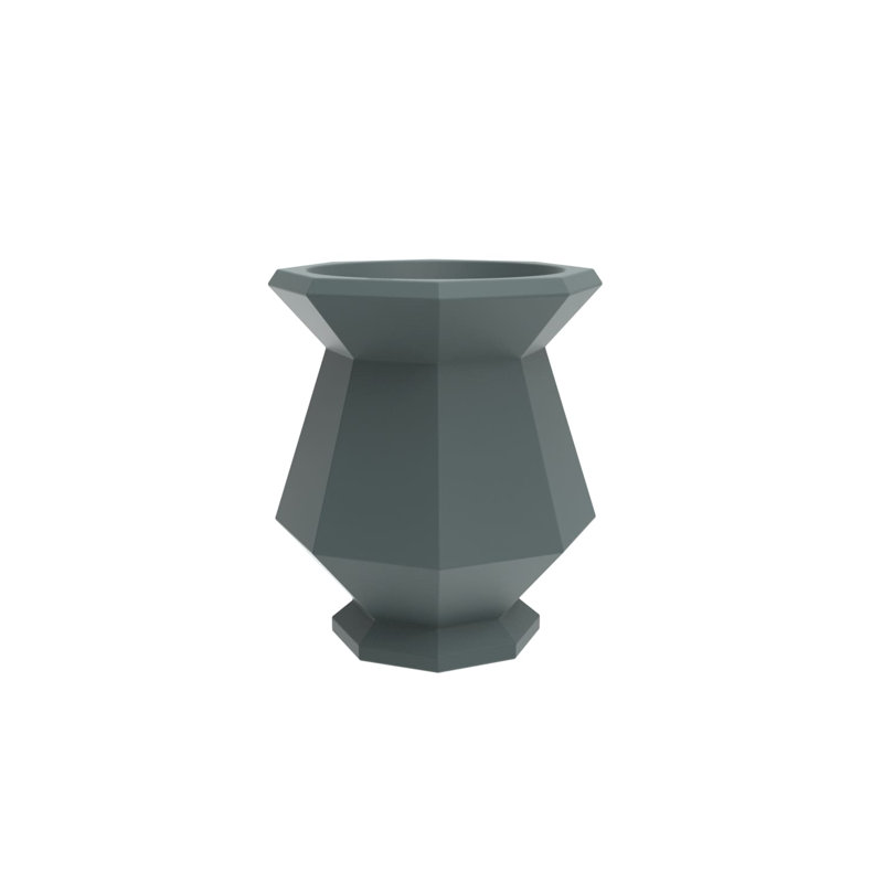 Origami - Kashi Planter, Green, 31.5" H x 24.25" W x 24.25" D